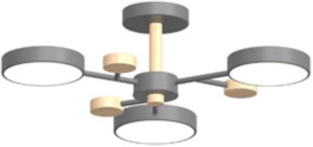 Потолочный cветильник LED4U L3203-620 GR
