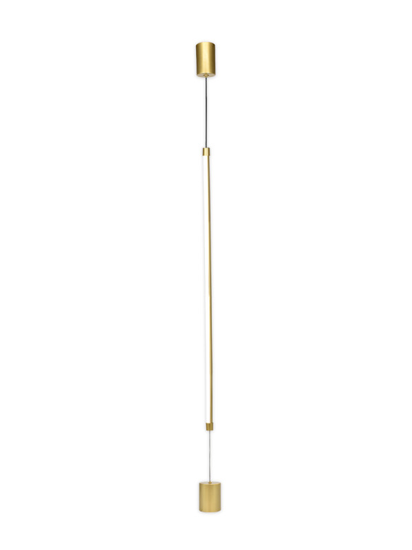 Подвесной светильник 6*6*300 см, LED, 32W, 4000К, Indigo LINEA V000122L золотой, 14024/A/1P Brass