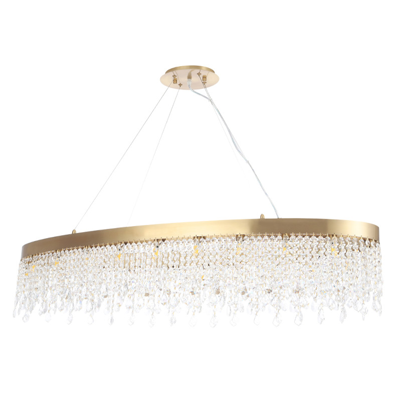 Светильник 120*35 см (овал), Crystal Lux AQUA SP20, латунь