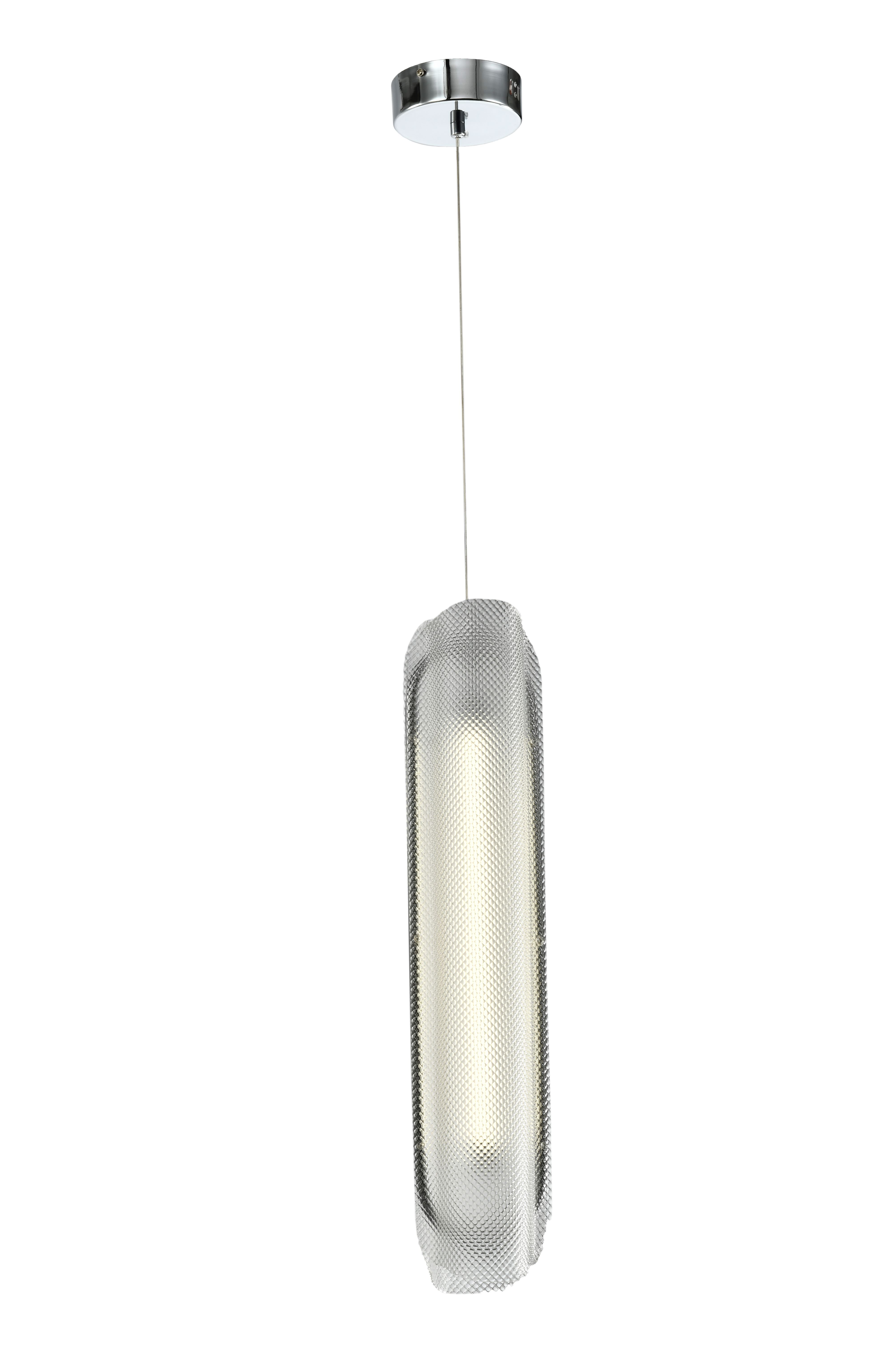 Светильник подвесной 12*120 см, LED 12W 4000K хром Zortes Circon ZRS.90610.26