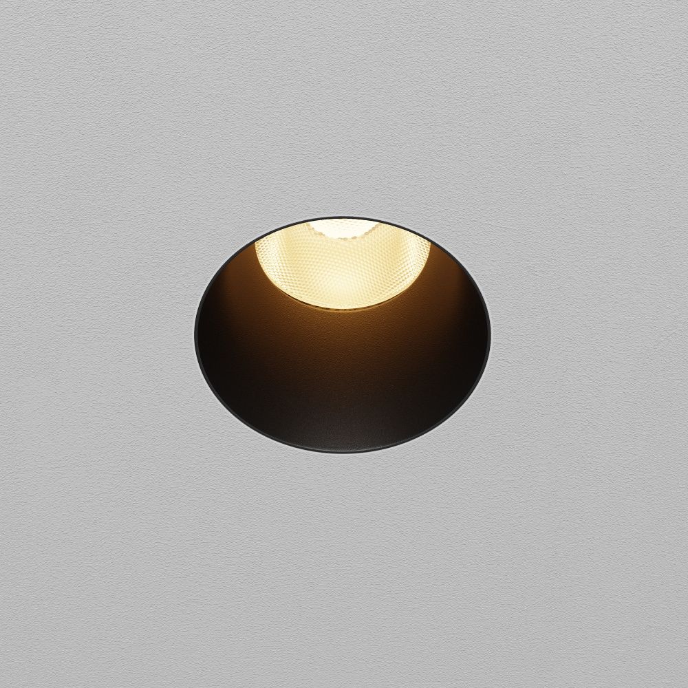 Встраиваемый светильник  DL122-15W-2.7K-TRS-B **-11,3 см, *LED*15W, K, Maytoni technical Dip DL122-15W-2.7K-TRS-B, Черный