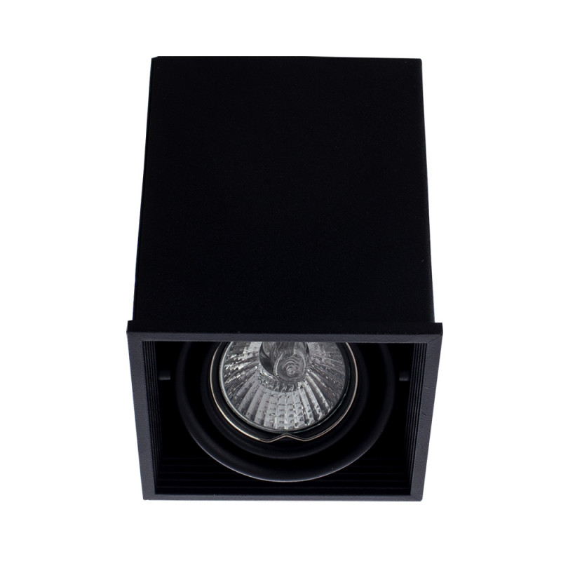 Врезной светильник Arte Lamp Cardani A5942PL-1BK, черный, 10*10*12 см