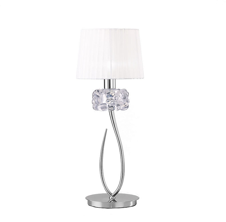 Декоративная настольная лампа Mantra Loewe Chrome 4636 1 X 23w E27 (No Incl)