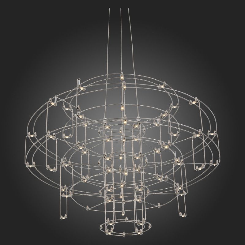 Люстра подвесная 67 см, 13W, 3200K ST LUCE GENETICA SL798.103.64 Хром