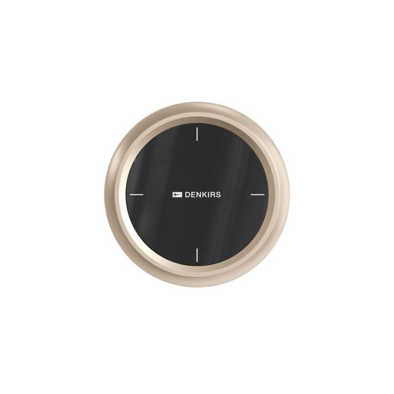Настенная панель управления 9* см, Denkirs SHINE PRIME CONTROL | ШАЙН ПРАЙМ КОНТРОЛ DK4906-CP, шампань