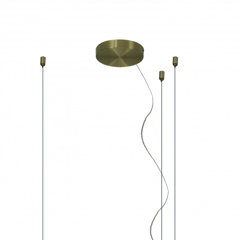 Подвесной светильник *46*200 см, LED *  30W, 3000К Mantra Shell 7262, золотой
