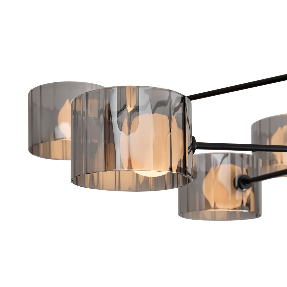 Потолочный светильник 42-72 см, 10*G9*40W Freya Flight FR5544CL-10B, Черный