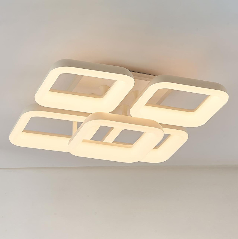 Светильник 55 см, 75W, 3000-5500K с Алисой Citilux Паркер Смарт CL225A250E RGB, белый