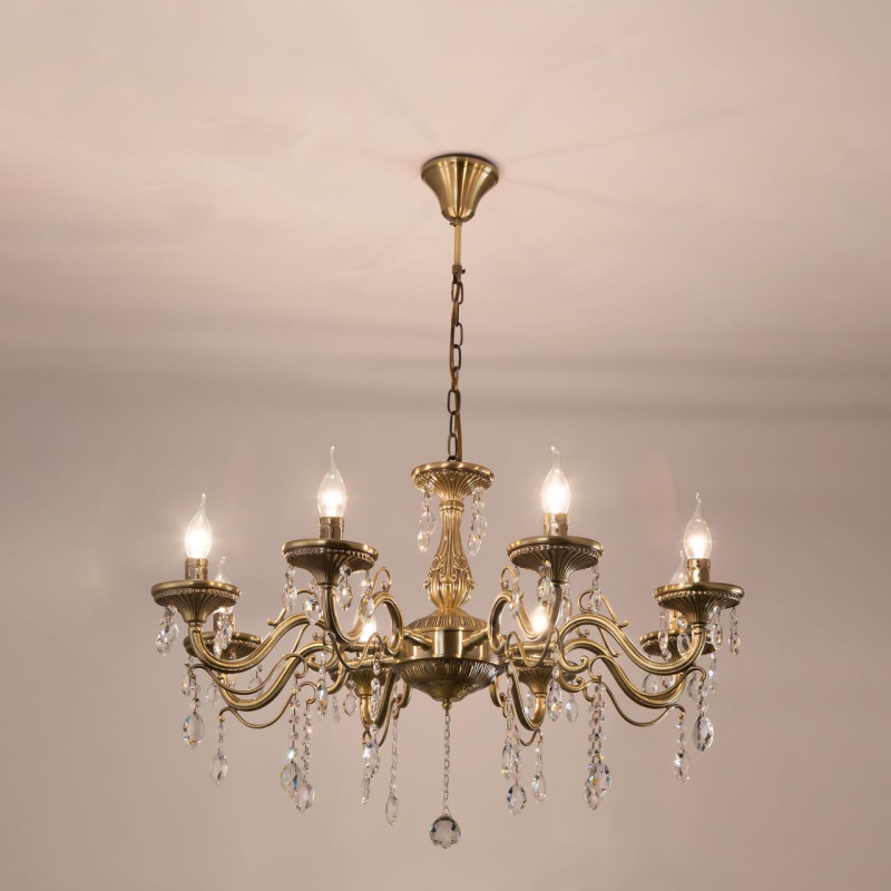 Люстра 80 см Citilux Кармен CL404183 бронза