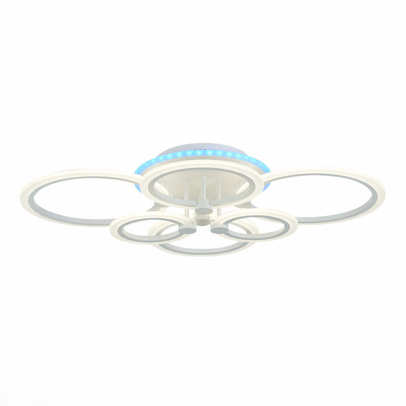 Светильник потолочный 87*60 см, 140W, 3000-6000K  EVOLUCE  CERINA SLE500552-06RGB  Белый