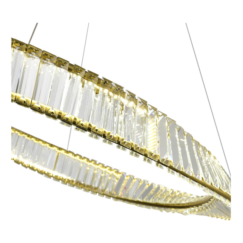 Светильник подвесной 100*200 см, LED*1*58W, 4000K, St Luce Ritorto SL6204.321.01, Латунь