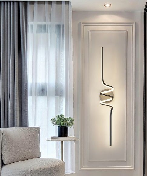 Светильник DZN-51858 ЧЕРНЫЙ   D180/H600/1/.W/LED/3500K 24-12