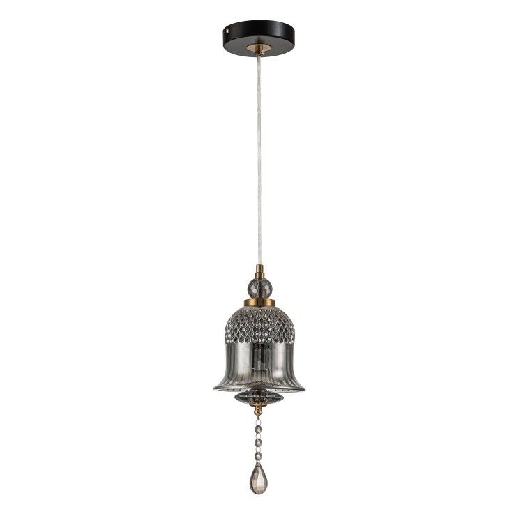 Подвесной светильник 15-84 см, LED*4W, 3000K, Belfast Herbison A1954-A3 GR GL, Черный