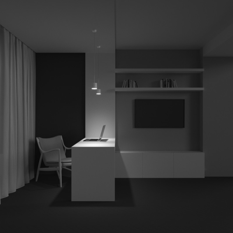 Подвесной светильник 8,2*11*108,5 см, 1 GX53*15W Polar P088PL-GX53-W Maytoni Pendant, Белый