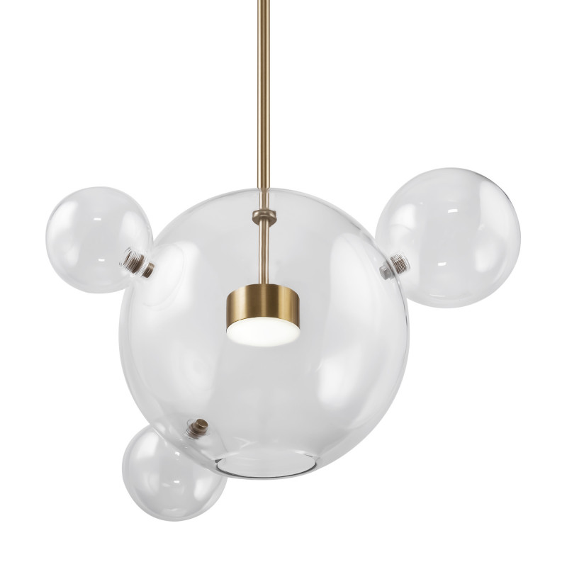 Подвесной светодиодный светильник Freya Amoris FR5128PL-L10BS, 10W LED, 7000K, латунь