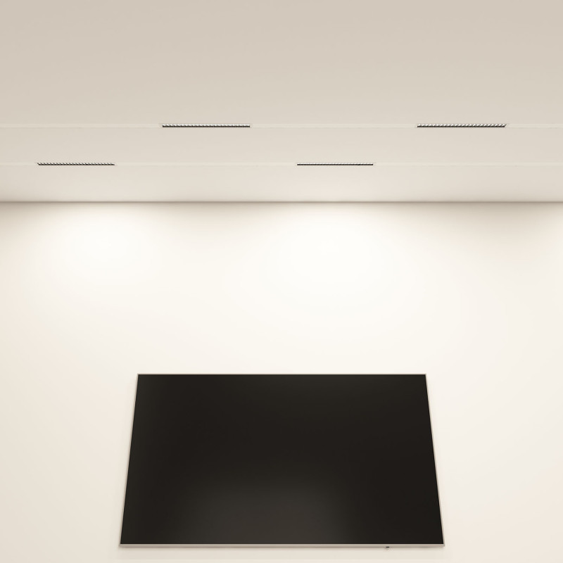 Светильник на шине 22*2,5*11,1 см, LED * 9W, 3000-6500К, Denkirs Smart Grill DK8006-WB, белый