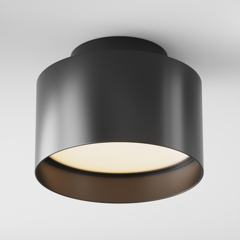 Светильник 11,8*11,8 см, LED 16W, 3000K Maytoni Planet C009CW-L16B, черный