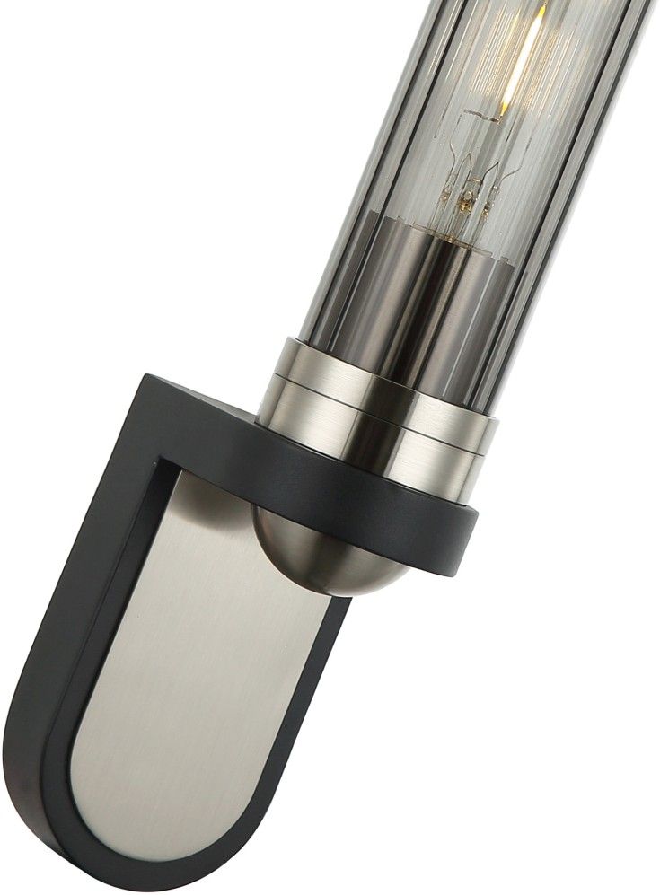 Светильник настенный 43 см, Stilfort 2200/11/01W, никель-черный