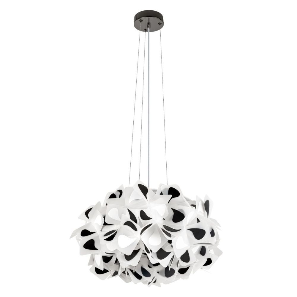 Подвесной светильник 53 см, Loft IT Clizia 10595/530 Black, черный-белый