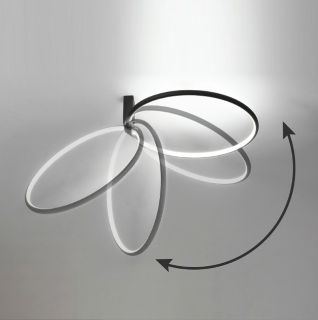 Светильник DZN-33689 ЧЕРНЫЙ  D500/H250/1/LED/20W/4500K 24-09