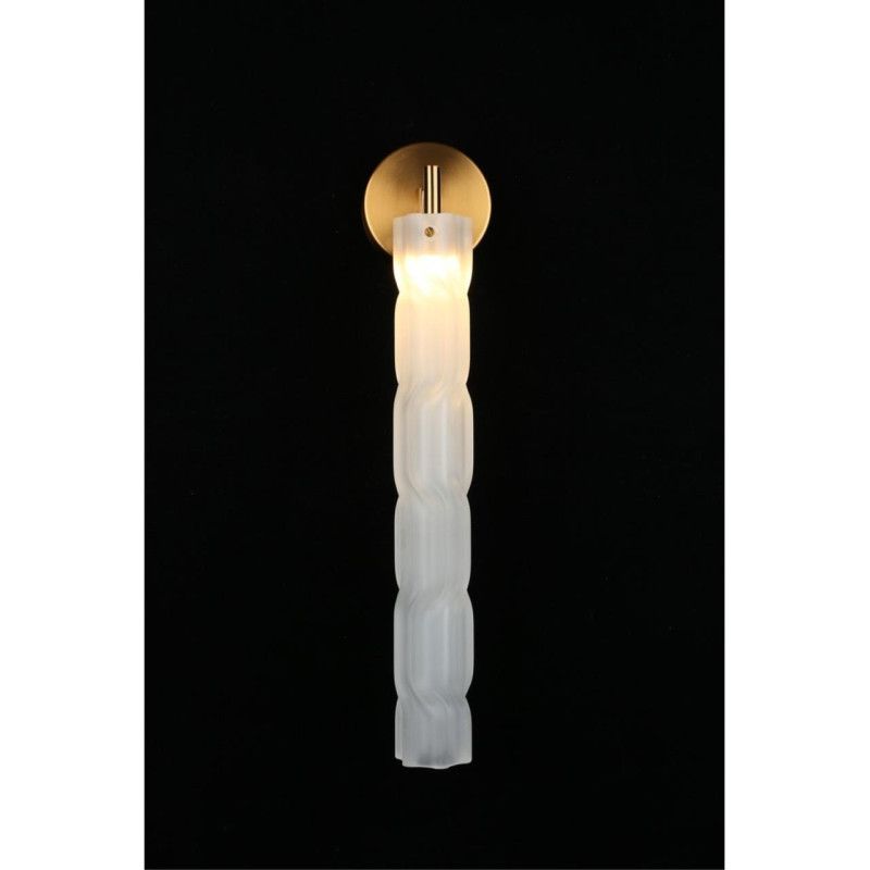 Бра 12*10*47 см, 1*LED, 6W, 3000K, Aployt Dzhosi APL.326.11.01, латунный