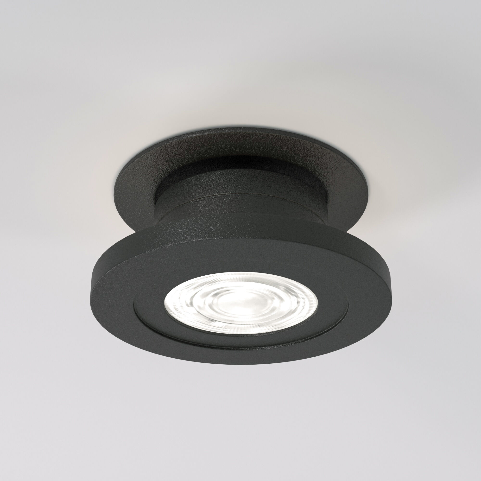 Точечный светильник LED 6W, 4000 К, 9,4*9,4*6,8 см, черный, Elektrostandard Surf 25084/LED