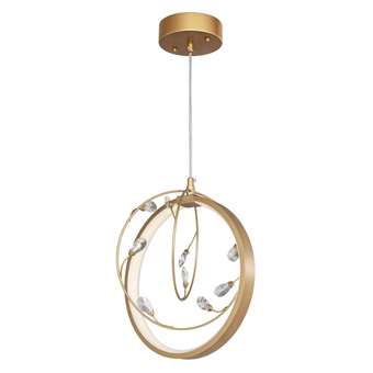 Подвесной светильник Favourite Schleife 2516-3P, золото, диаметр 30 см