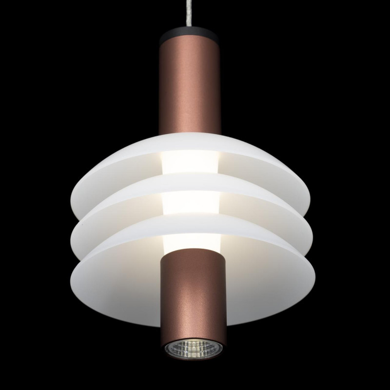 Светильник подвесной 12*190 см LED*6 W, 4000 К Citilux Майя Махагон CL202012