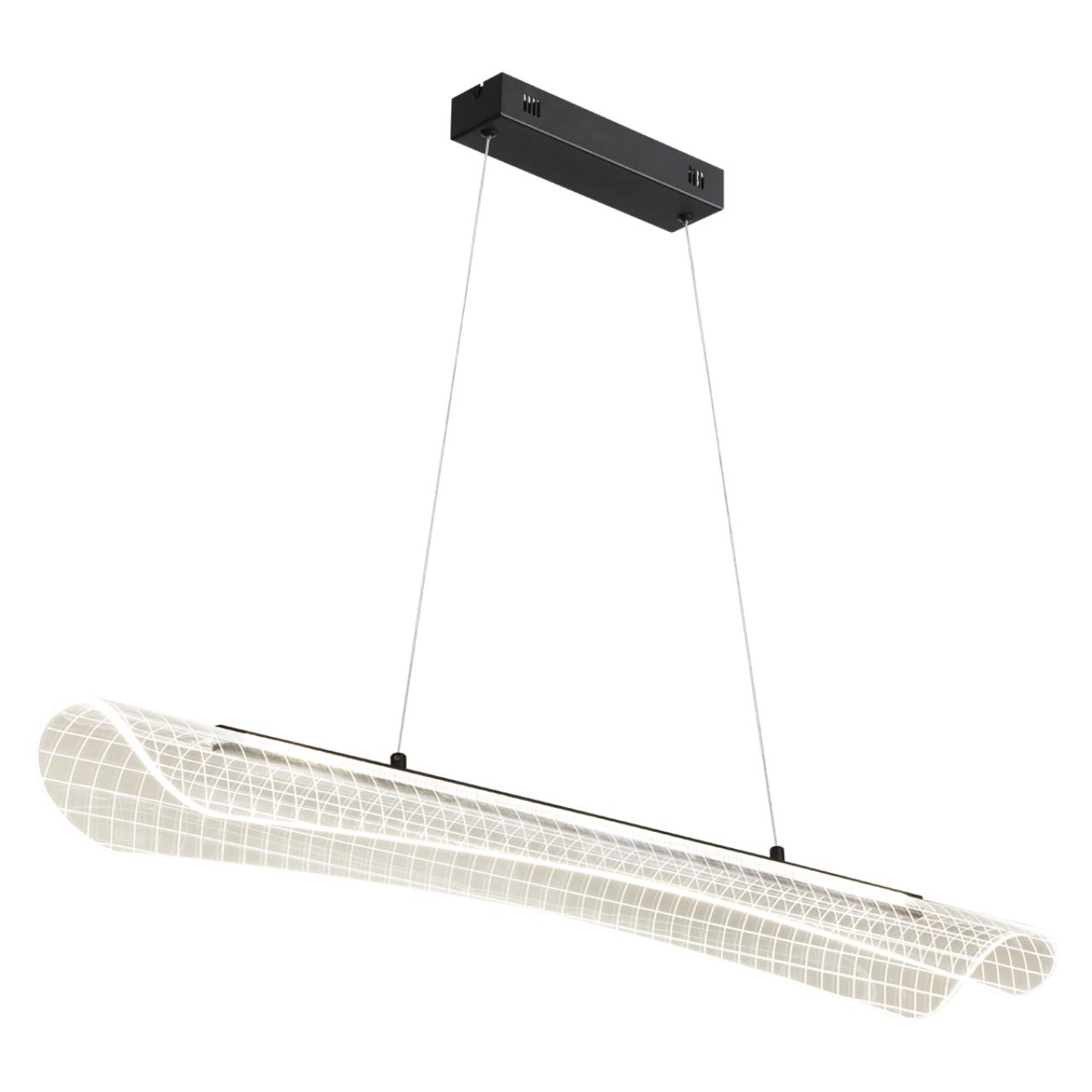 Светильник подвесной 99,5*13*120 см, LED*1*32W, 3000-6000 К, Novotech 359191 WELLE Over, черный