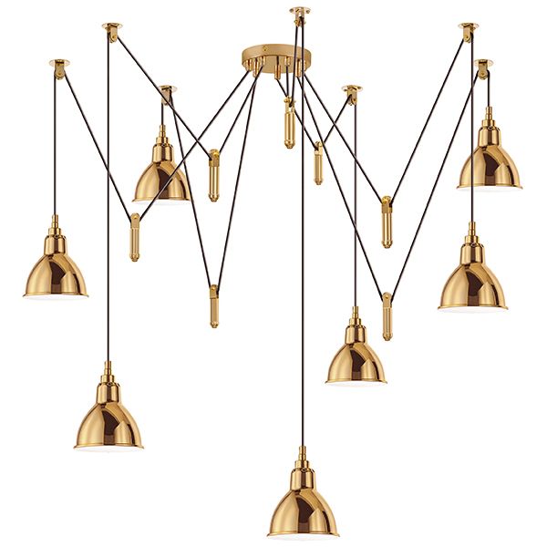 Люстра паук Lightstar Acrobata 761078, бронза