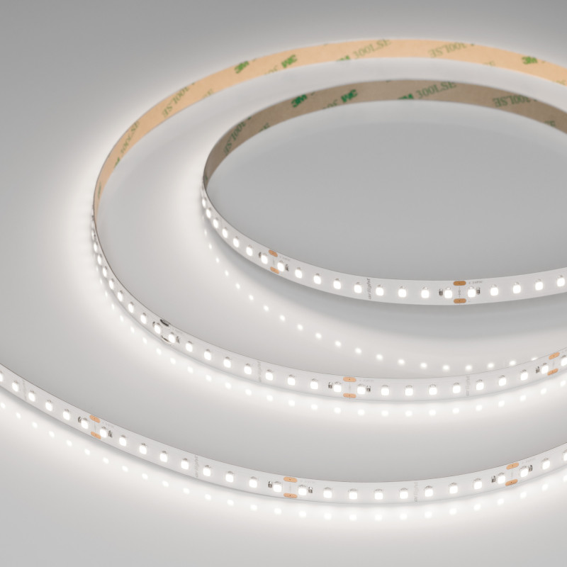 Лента UL-A126-10mm 24V Day5000 (8 W/m, IP20, 5m) (Arlight, высок.эфф.165 лм/Вт) 044493. Цена указана за 5 метров. Продается кратно 5 метрам.