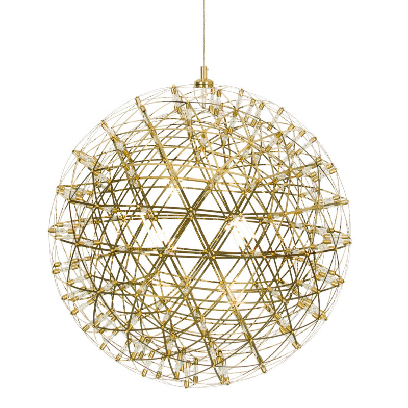 Светодиодный подвесной светильник 61 см, 48W, 3000K LOFT IT Raimond 9027-61 Gold золото