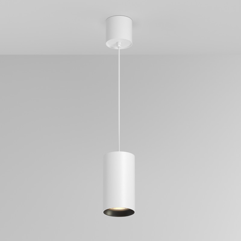 Подвесной светильник 7,5*7,5*13,5 см, LED, 20W, 3000К, Maytoni Technical Vol P100PL-20W3K-W белый