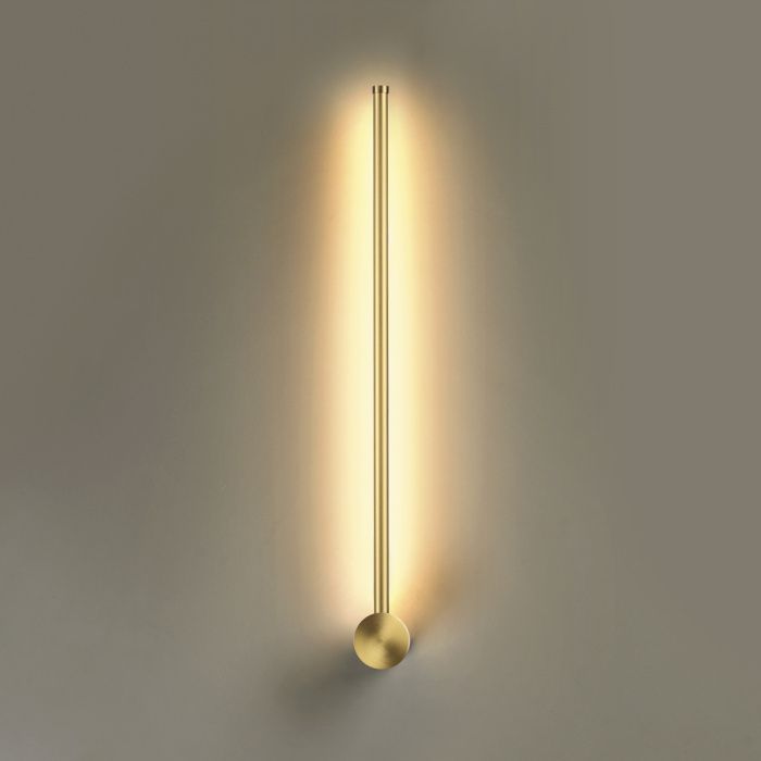 Настенный светильник 61 см, 12W, 3000-4000K, Odeon Light 4335/12WGP, золото