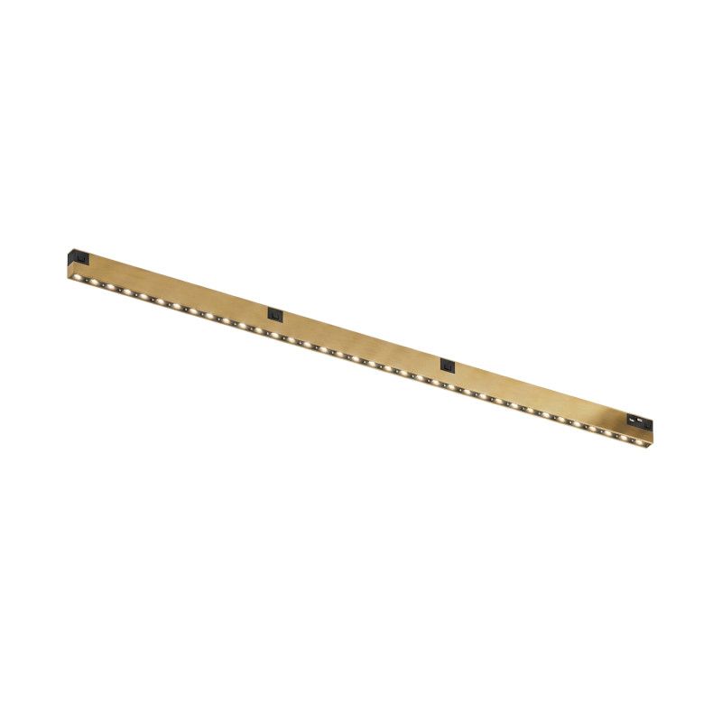 Светильник на шине 60,3*1,14*2,57 см, *LED*20W, 3000K, Denkirs SHINE PRIME GRILL 3000К | ШАЙН ПРАЙМ ГРИЛЬ 3000К DK4772-SB, сатинированная латунь