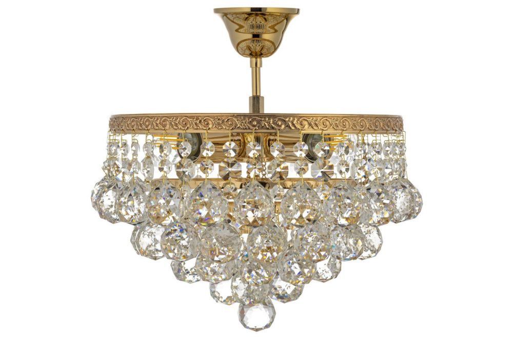 Люстра потолочная *30*32 см, 4*E27*60W, Arti Lampadari Castellana Gold Castellana E 1.3.30.501 G, Золото