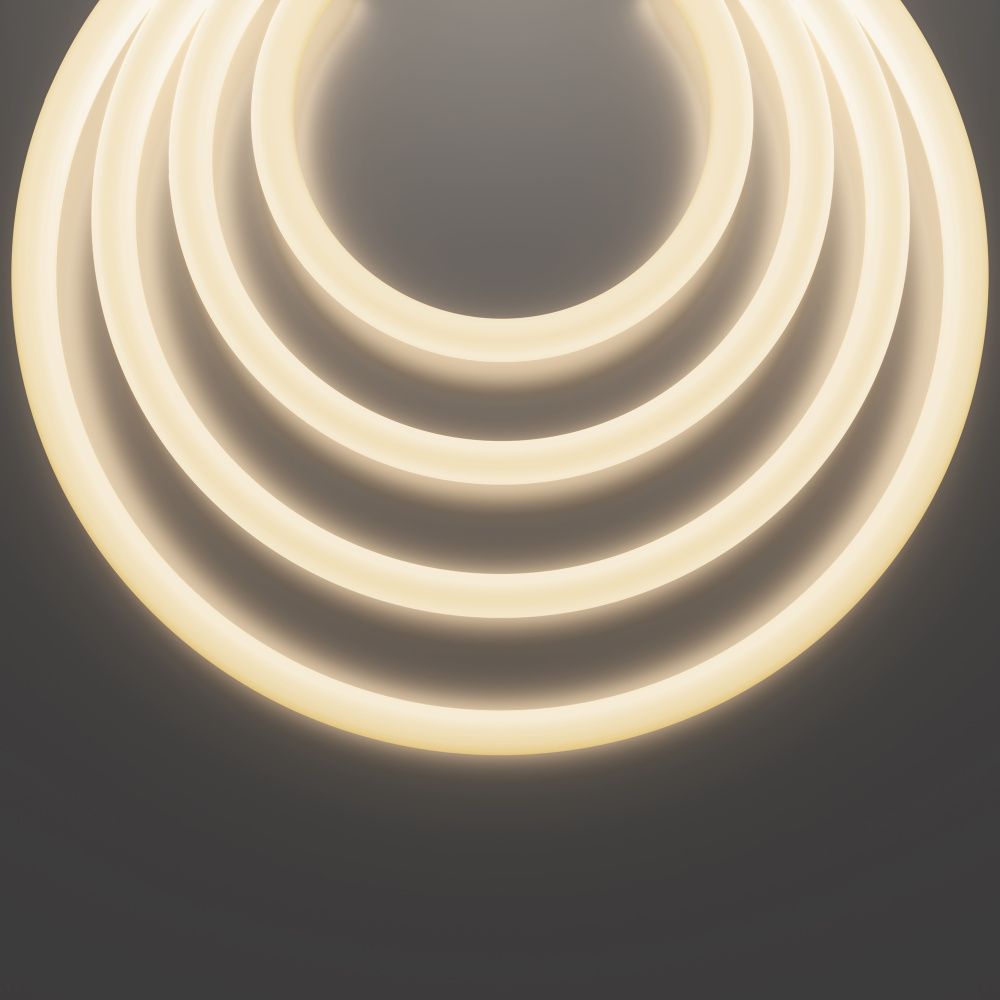 Гибкий неон Nemo D25 48V 12,5W/м 3000К IP65 20м, 2000*3*3 см, Maytoni Круглый 360° Led Strip 433001, Белый