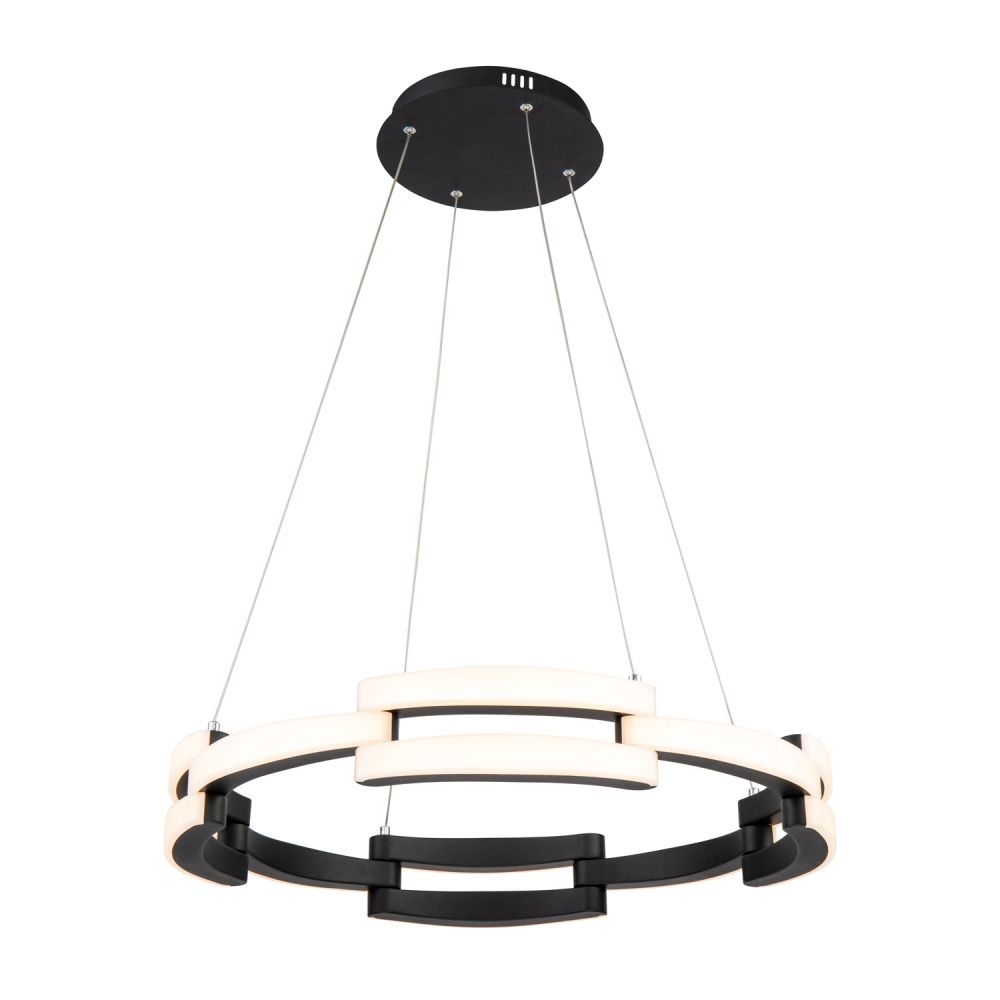 Люстра 66,5*66*120 см, 12*LED*108W, 3000K Gerhort G61297/12BK, Черный