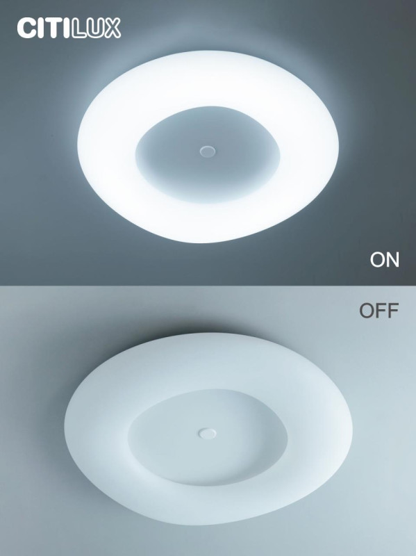 Светильник 80 см, 115W, 3000K-5500K Citilux Стратус Смарт CL732A800G белый