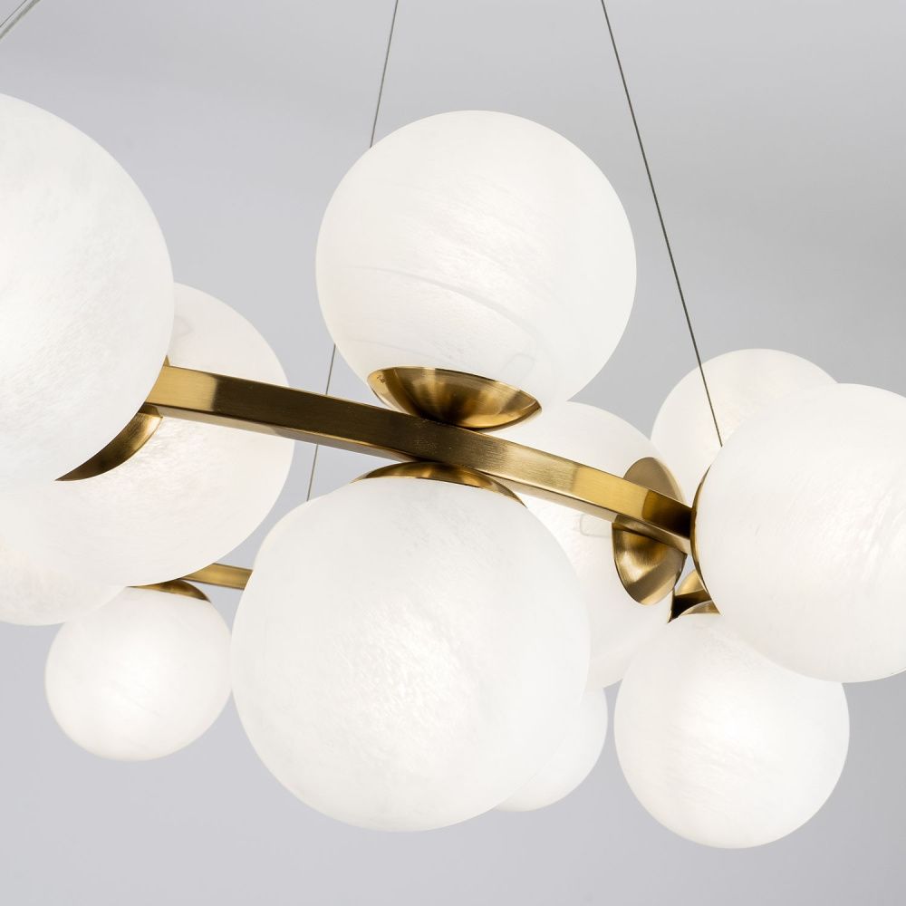 Подвесной светильник 85*80/120 см, 24*Е14 MODESTYLE MS.6117.24 BS латунь