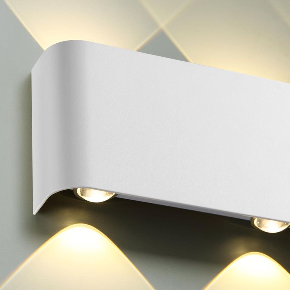 Настенный светильник 46 см, 8W, 3000K, Odeon Light Hightech Magnum 7192/8WL, белый