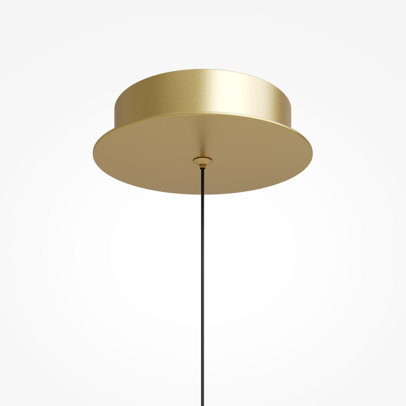 Подвесной светильник 36*36*336 см, LED, 3000К, Maytoni Membrane MOD345PL-L11BS3K латунный