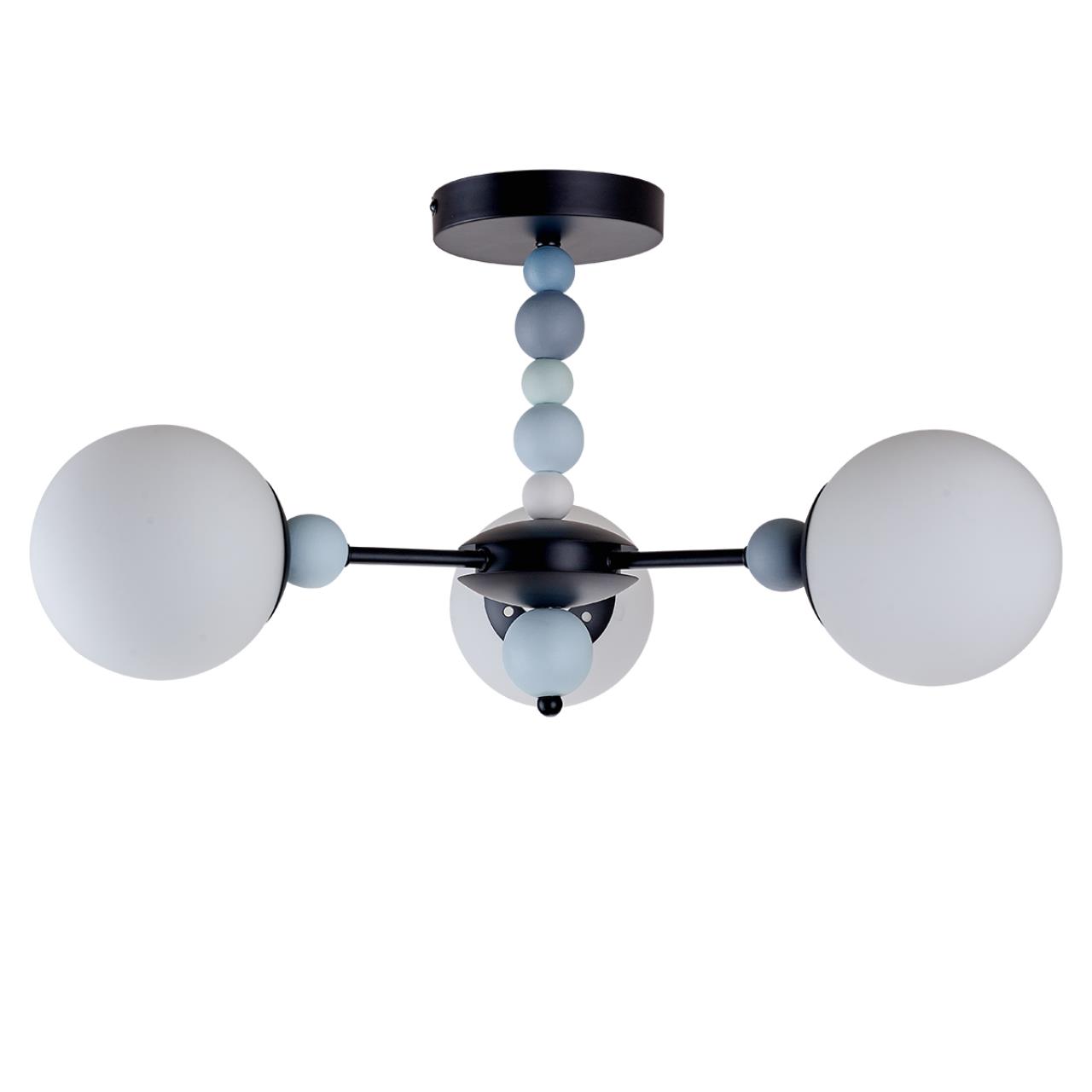 Люстра *60*30 см, E14 3*40W, Lumion Sunday чёрный, 6526/3C