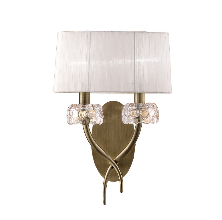 Бра Mantra Loewe Antique 4734 2 X 13w E14, бронза