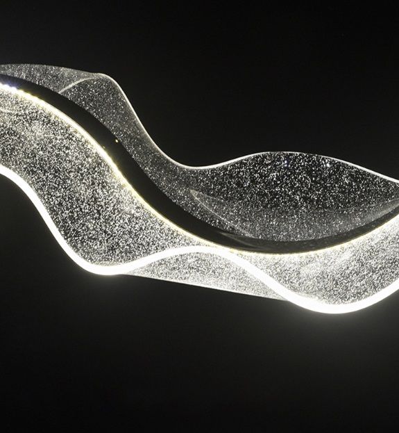 Светильник подвесной ElegantLight DZN-35699 ЧЕРНЫЙ  D1000*300/H1000/1/LED звёздное небо SPRAY 25-03