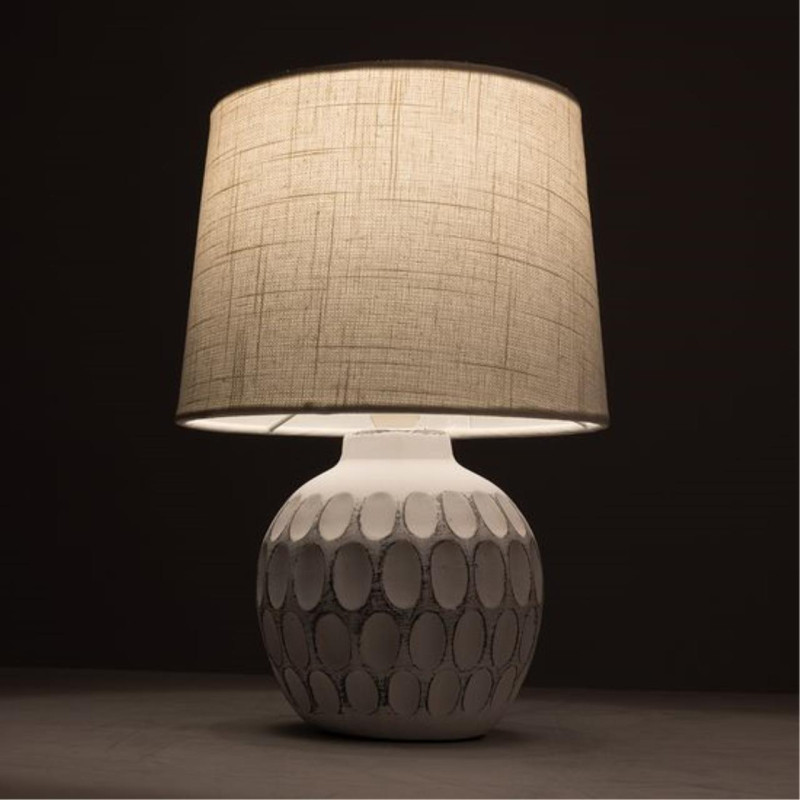 Настольная лампа 28 см, Arte Lamp SCHEAT A5033LT-1WH, белый-керамика