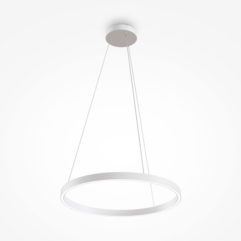 Подвесной светильник 60*127,5 см, LED, 36W, 3000-4000К, Maytoni Rim MOD058PL-L32WK белый