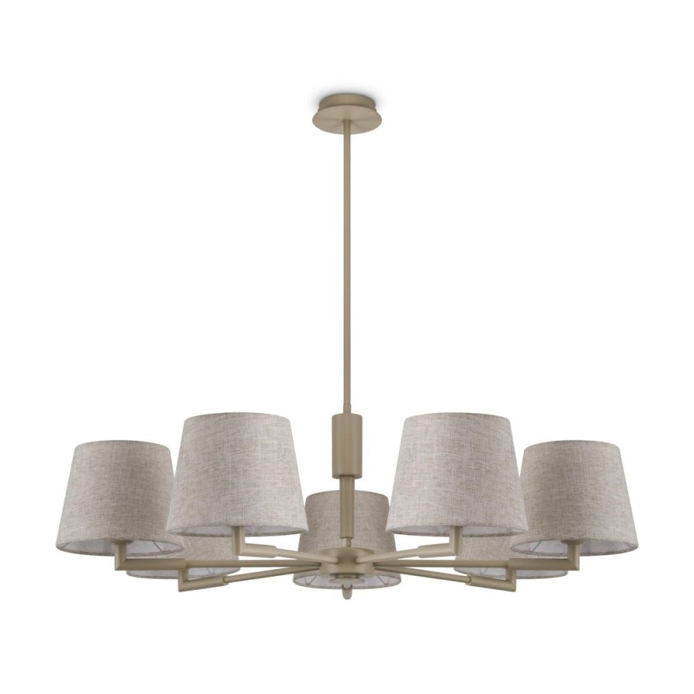 Люстра на штанге 93 см, Freya Butler FR2057PL-07BG, бежевый