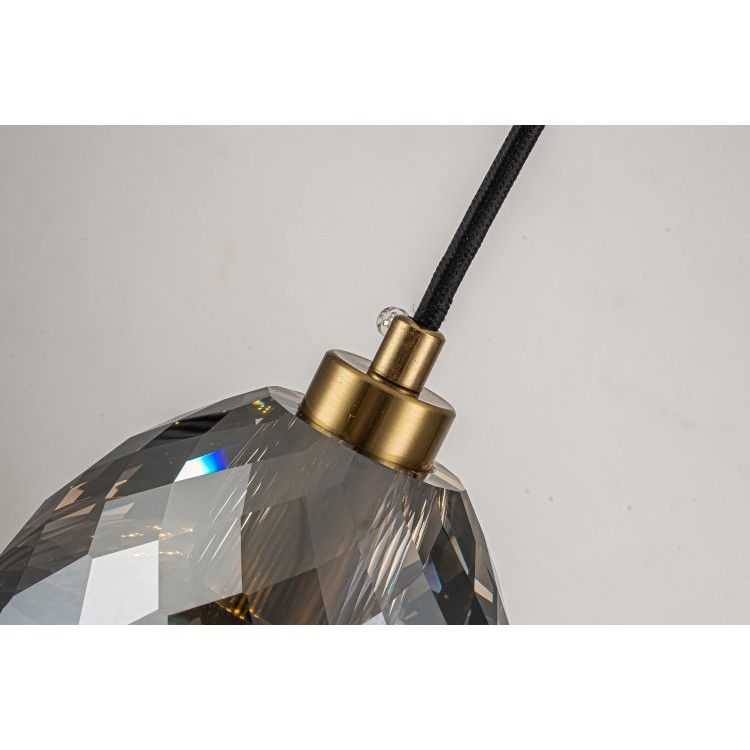 Подвесной светильник 13-113 см, 1*Е14*60W, K, Belfast Clifton D33331-1 GL GR, Латунь