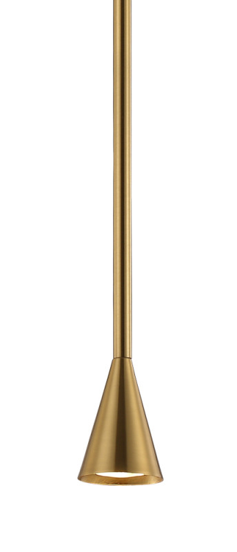Светильник подвесной 8 см, Crystal Lux ENERO SP1 BRASS Латунь